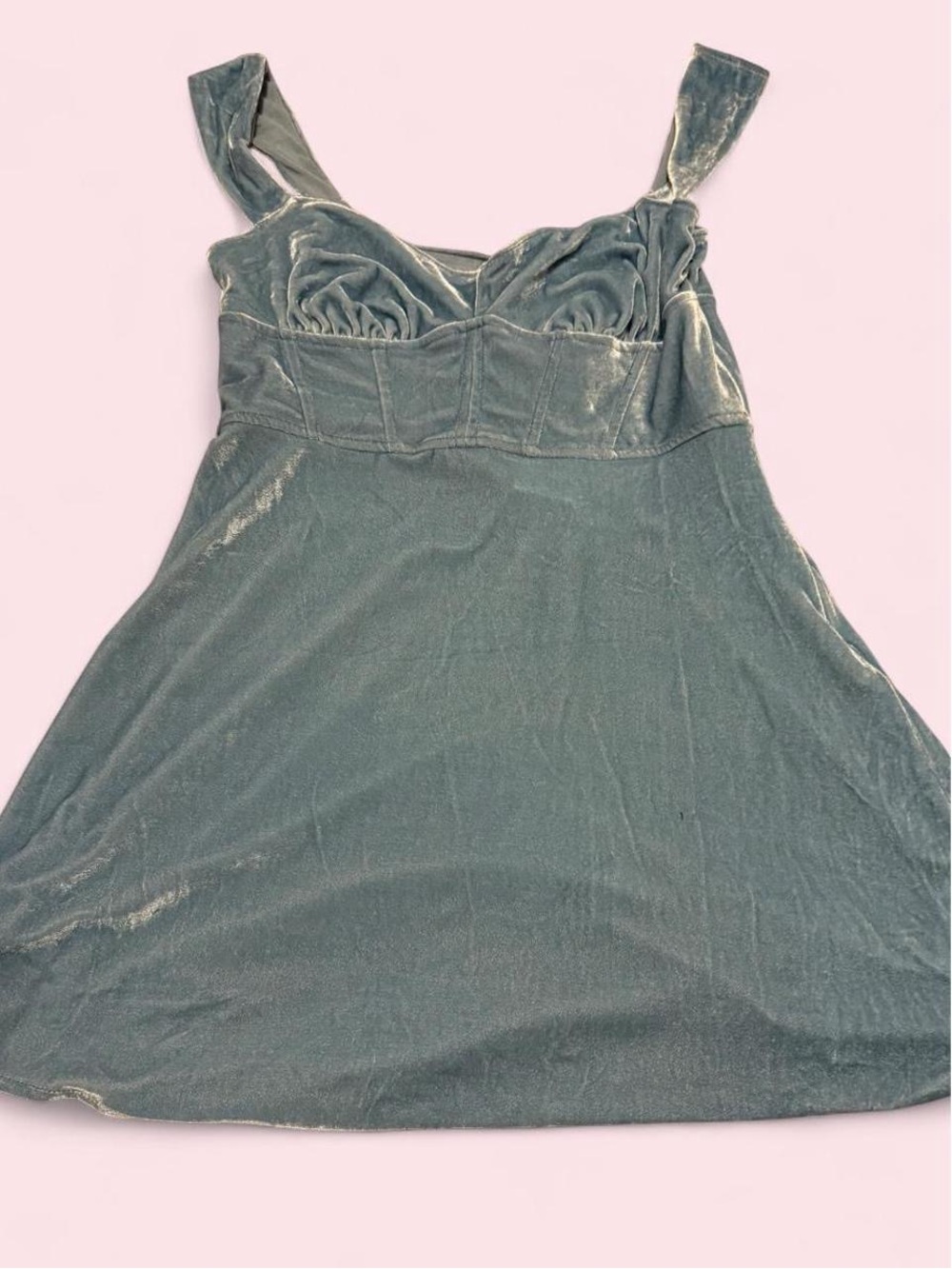 Urban Outfitters Genivieve Velvet Mini Dress NWT Medium